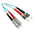 Faser Patchkabel, Sc bis St Duplex, 50/125, Om3